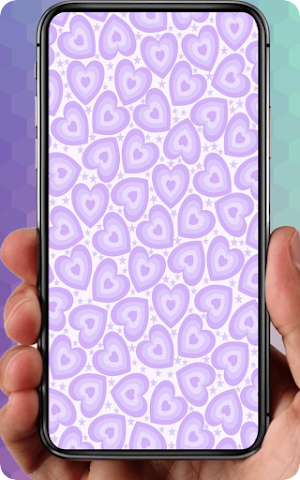 Preppy Purple Wallpaper Screenshot 0