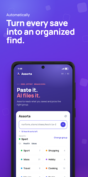 Assorta: AI Bookmarks & Notes Screenshot 3