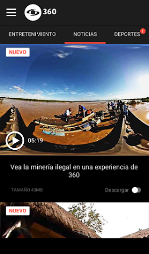 Caracol TV 360 Screenshot 1