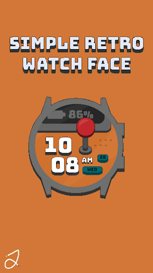 Simple Retro Watch Face Screenshot 0