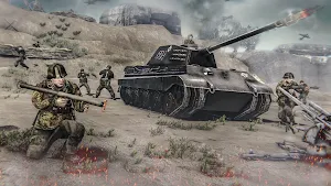 Medal Of War : WW2 Tps Action Game Screenshot 1