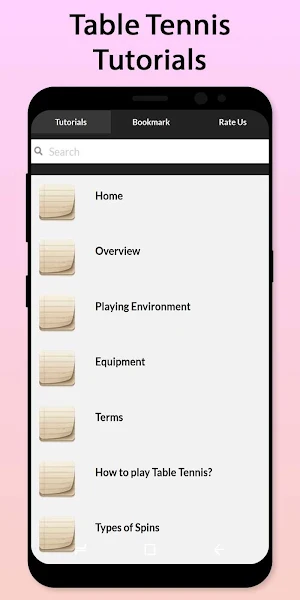 Easy Table Tennis Tutorial Screenshot 0