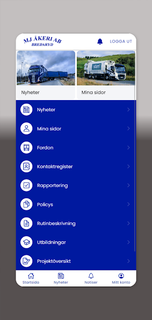 MJ Åkeri Screenshot 0