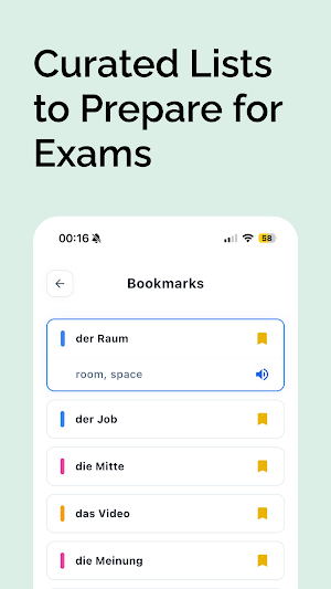 Wortaso: German Vocabulary App Screenshot 2