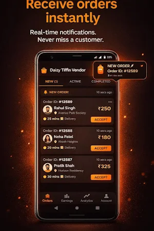 Daizy Tiffin Vendor Screenshot 2