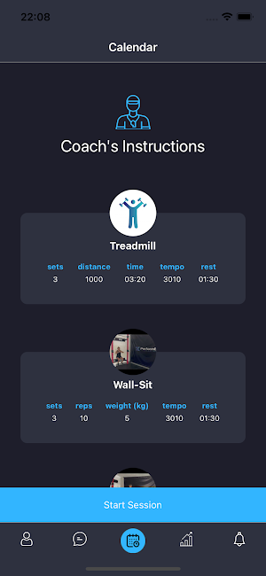 PerformEx Coaching Screenshot 1