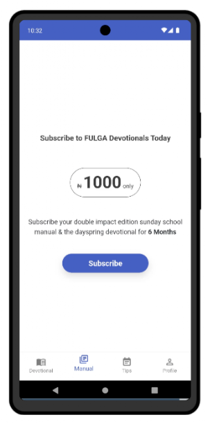 Fulga devotional Screenshot 1