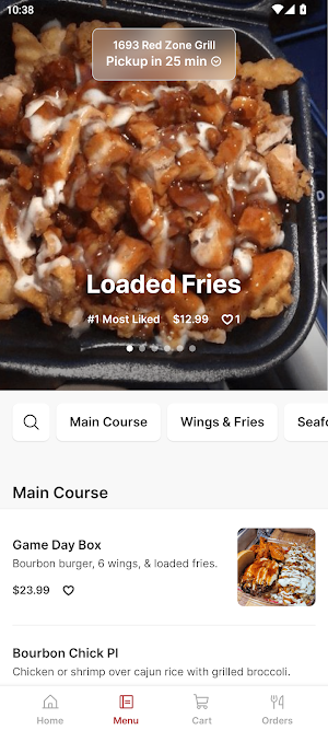 1693 Red Zone Grill Screenshot 1
