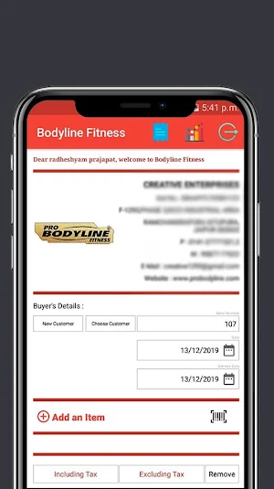 PRO BODYLINE FITNESS Screenshot 2