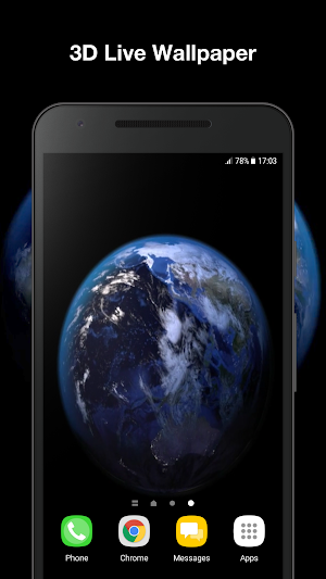 Earth 3d Live Wallpaper Screenshot 3