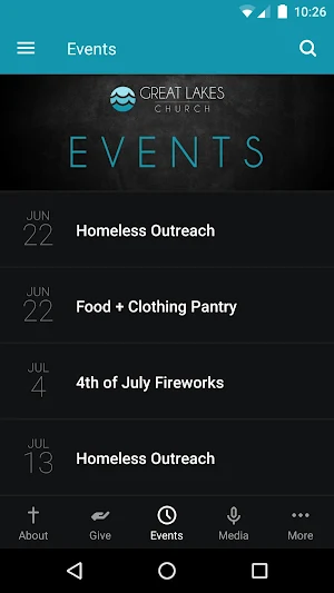 Great Lakes Church Screenshot 1