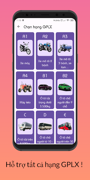 Ôn thi sát hạch GPLX Pro Screenshot 1
