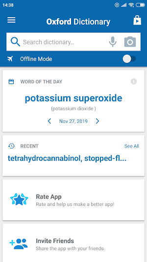 Oxford Dictionary of Chemistry Screenshot 2