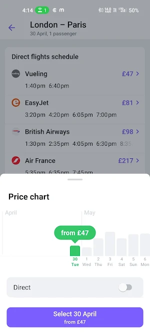 EconoTrip Screenshot 2