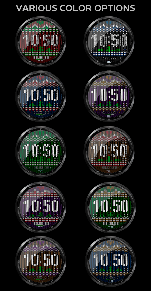 WFP 230 Sweater Watch Face Screenshot 2