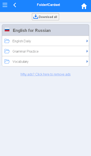 English - Russian Flashcards Screenshot 1