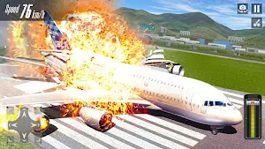 Plane Crash X Flight Simulator Screenshot 1