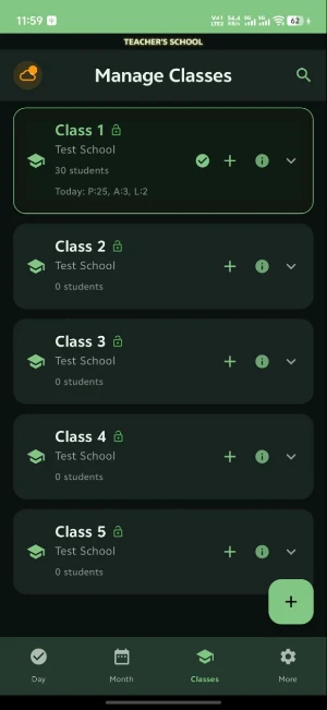 Attendance Tracker Screenshot 2