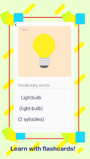 Vocabulary learning cards Screenshot 2