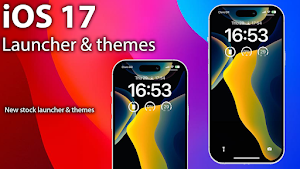 iOS 17 Launcher And Theme 2024 Screenshot 0