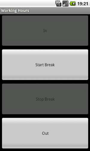 Working Hours Screenshot 0