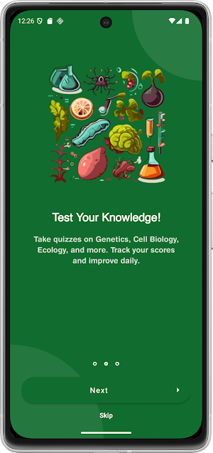Biology Practice Quiz 2025 Screenshot 1