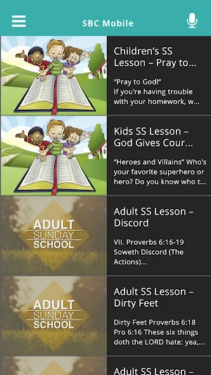 SBC Mobile Screenshot 1