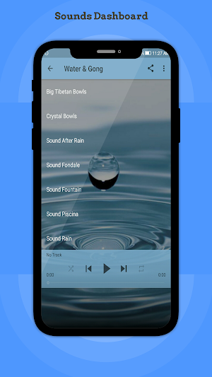 Water and Gong Sounds Screenshot 1
