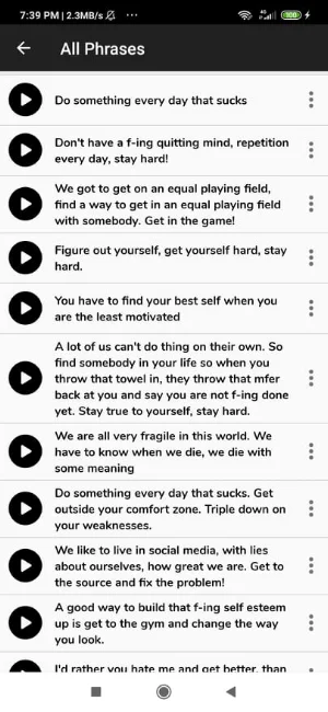 Goggins Motivation Screenshot 1