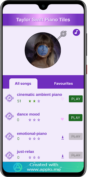 Taylor Swift Piano Tiles Screenshot 2