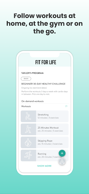 Fit For Life Members Screenshot 2