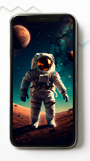 Astronaut HD Wallpapers Screenshot 0