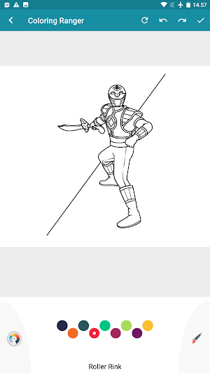 coloring ranger hero Screenshot 2