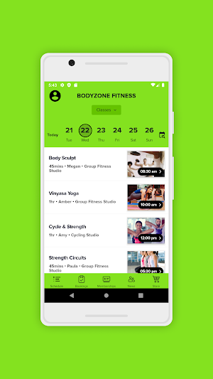 Bodyzone Fitness Screenshot 2