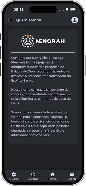 Comunidade Presença Menorah Screenshot 3