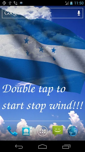 Honduras Flag Live Wallpaper Screenshot 1