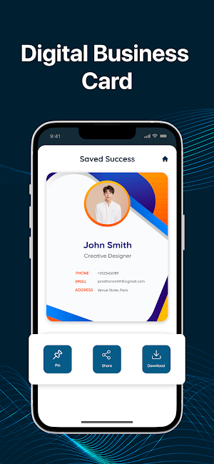 Business Card Scanner & Maker Screenshot 0