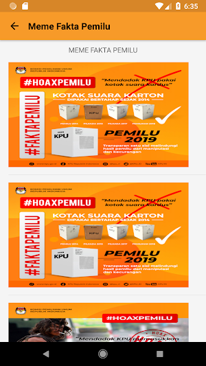 KPU RI PEMILU 2019 Screenshot 3