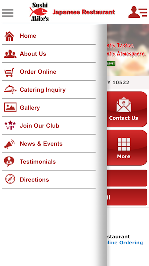 Sushi Mikes Japanese Restaurant Screenshot 1