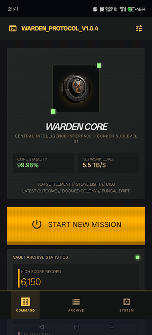 Warden Protocol: Vault RPG Screenshot 0