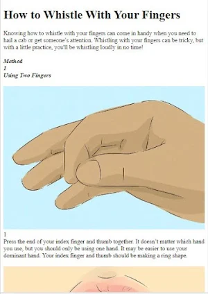 How to Whistle With Fingers Screenshot 0