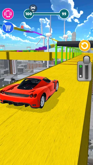 Impossible Parkour Drive Screenshot 1