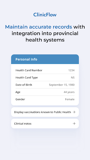 CANImmunize ClinicFlow Screenshot 3