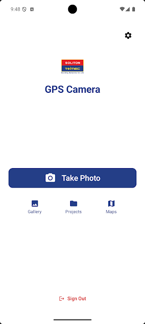 Soliton GPS Camera Screenshot 1