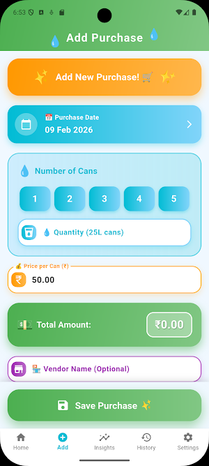 Water Can Tracker Screenshot 1