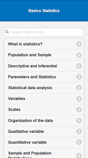 Basic Statistics Screenshot 0
