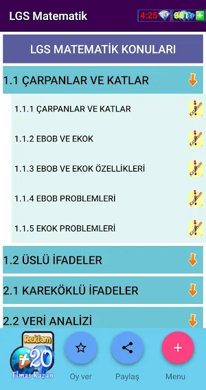 LGS Matematik 8 - Konu Anlatımı ve Soru Bankası Screenshot 1
