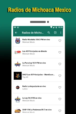 Radios de Michoacan Screenshot 1