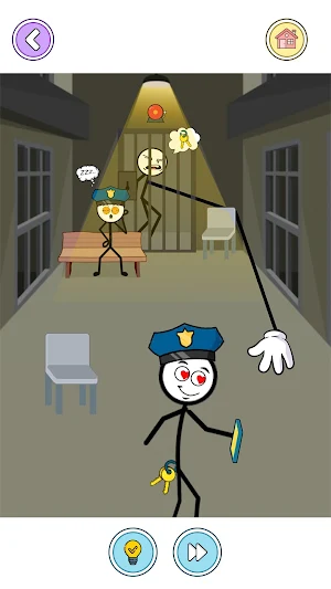 Stickman Thief: Heist Puzzle Screenshot 0