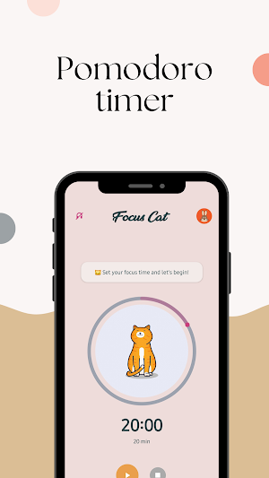 Focus Cat - Pomodoro Timer Screenshot 0
